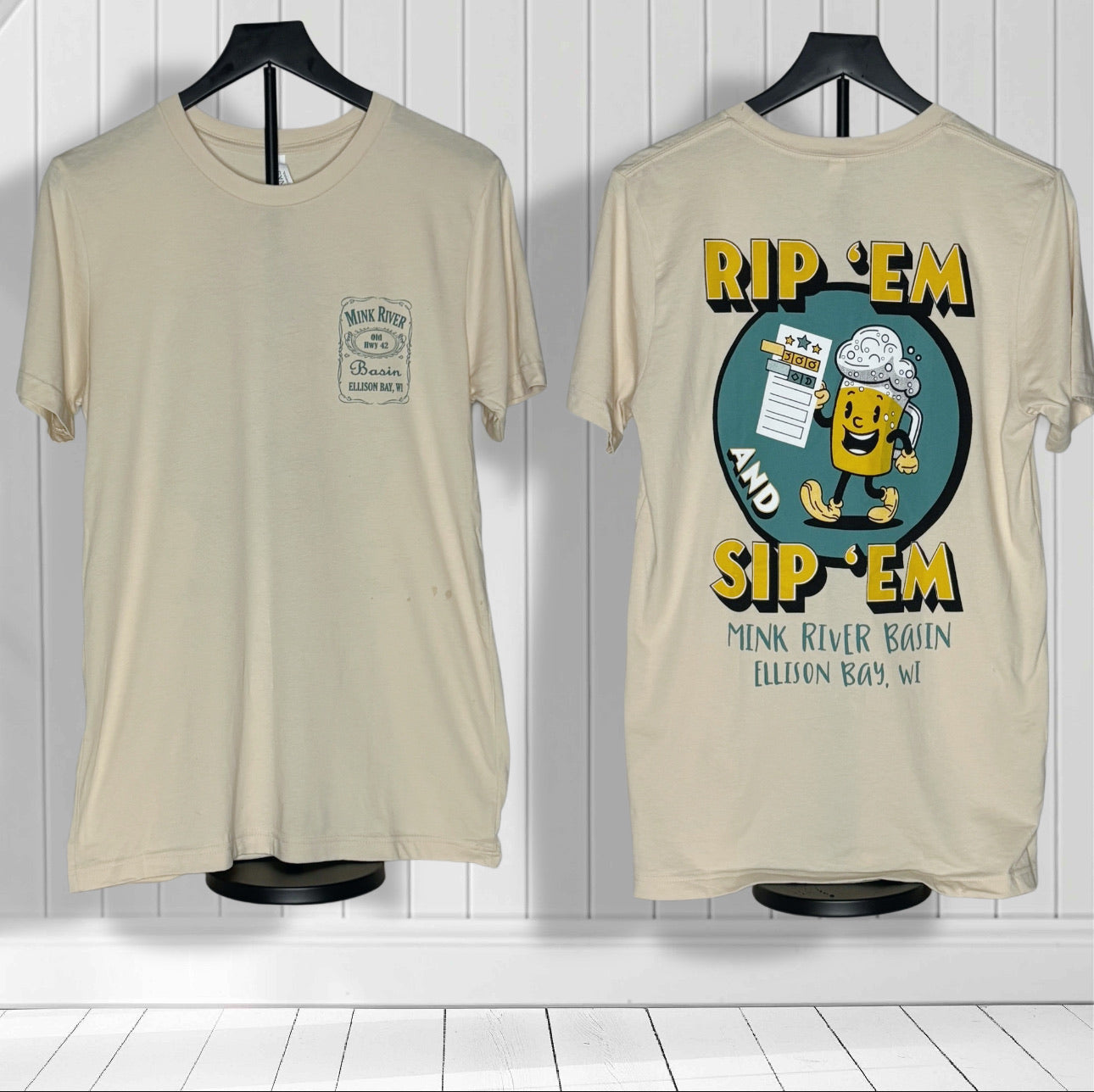 Mink River Basin T-Shirt - Cream