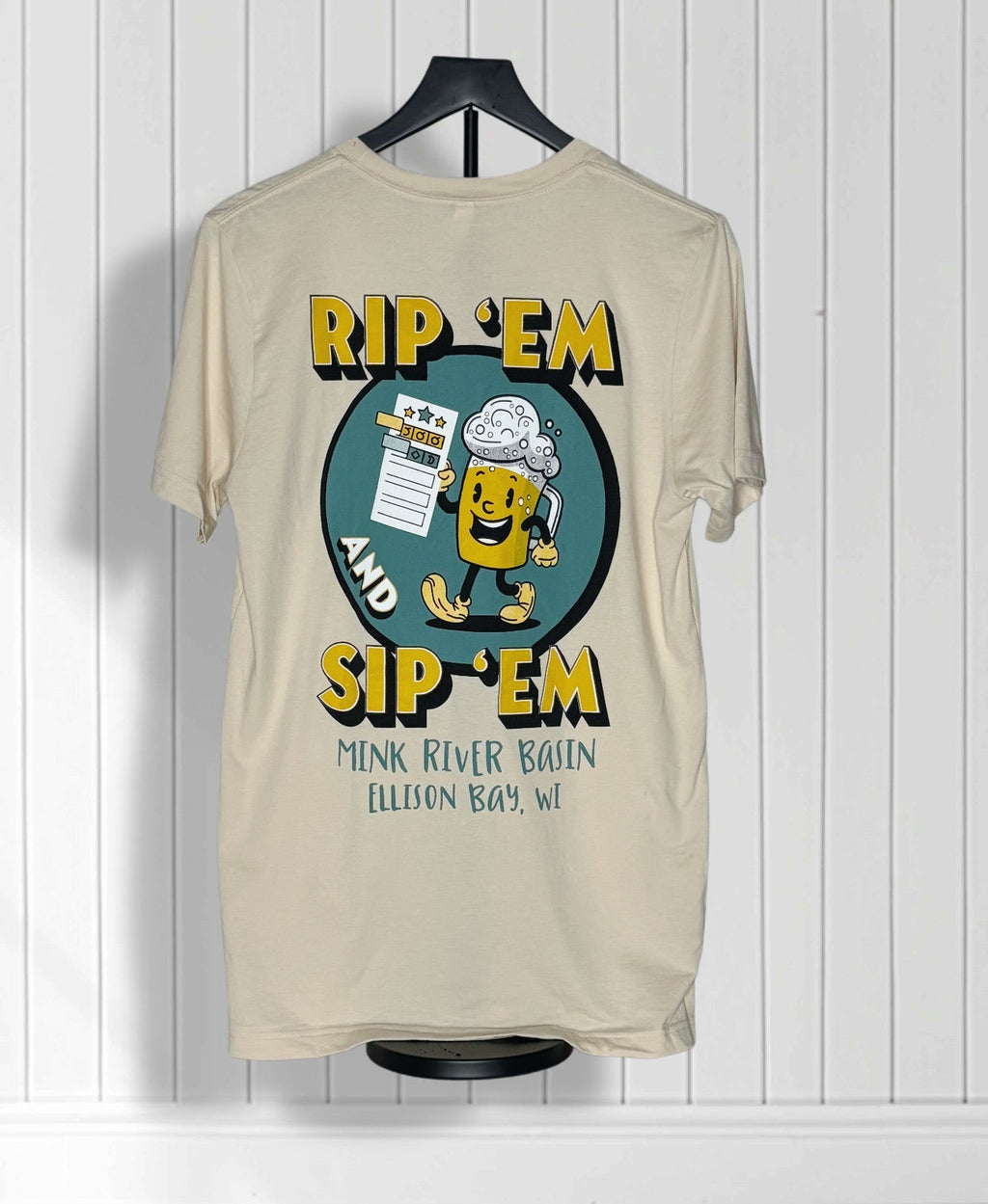 Mink River Basin T-Shirt - Cream