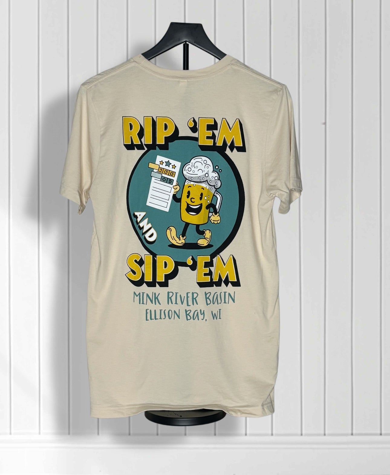 Mink River Basin T-Shirt - Cream