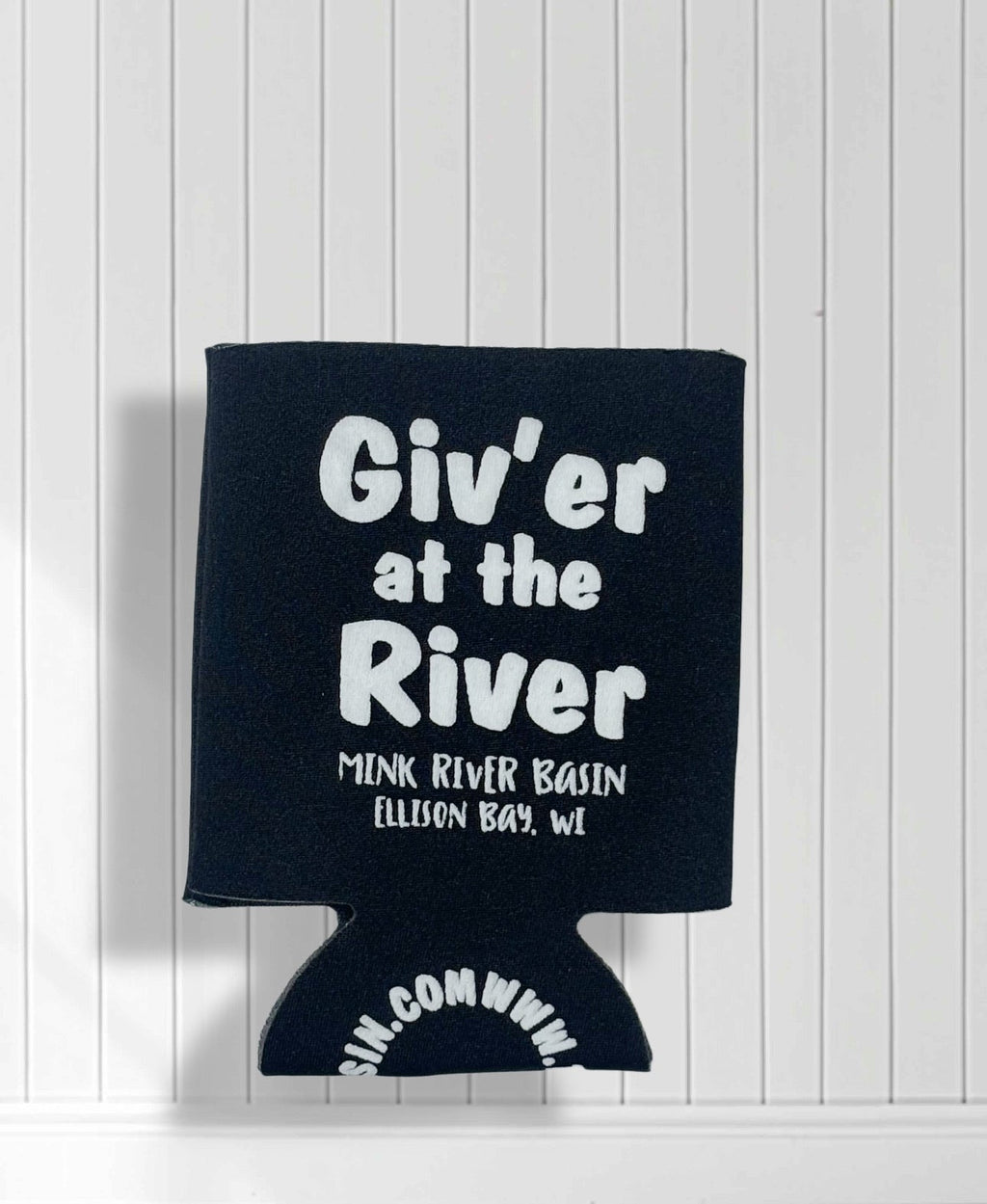 Mink River Basin Koozie - Black