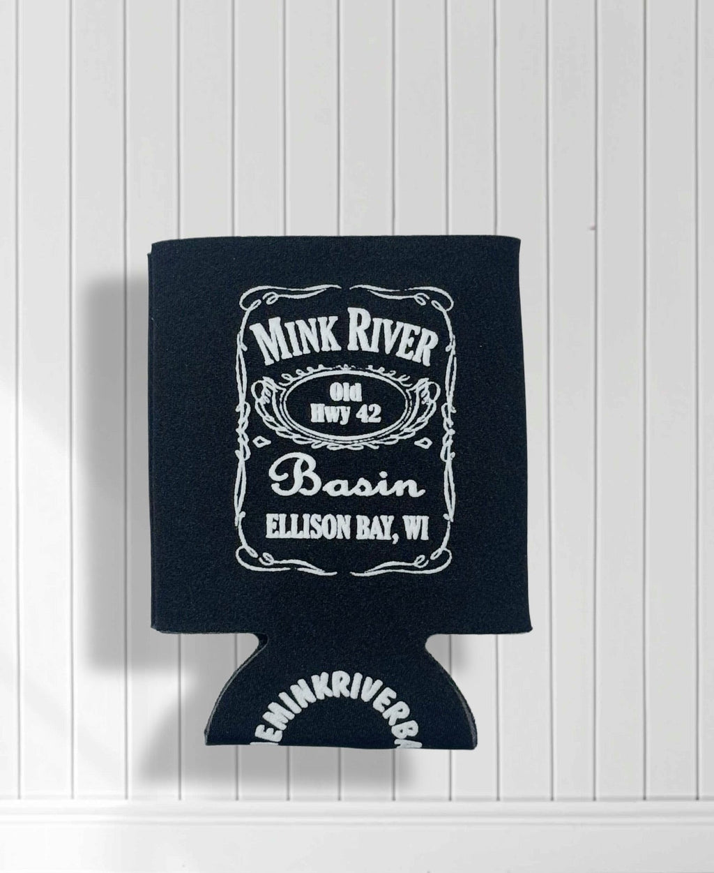Mink River Basin Koozie - Black