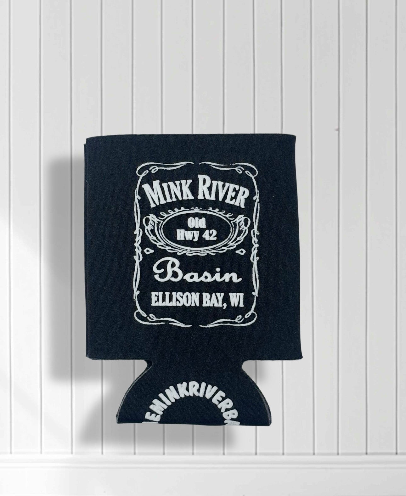Mink River Basin Koozie - Black