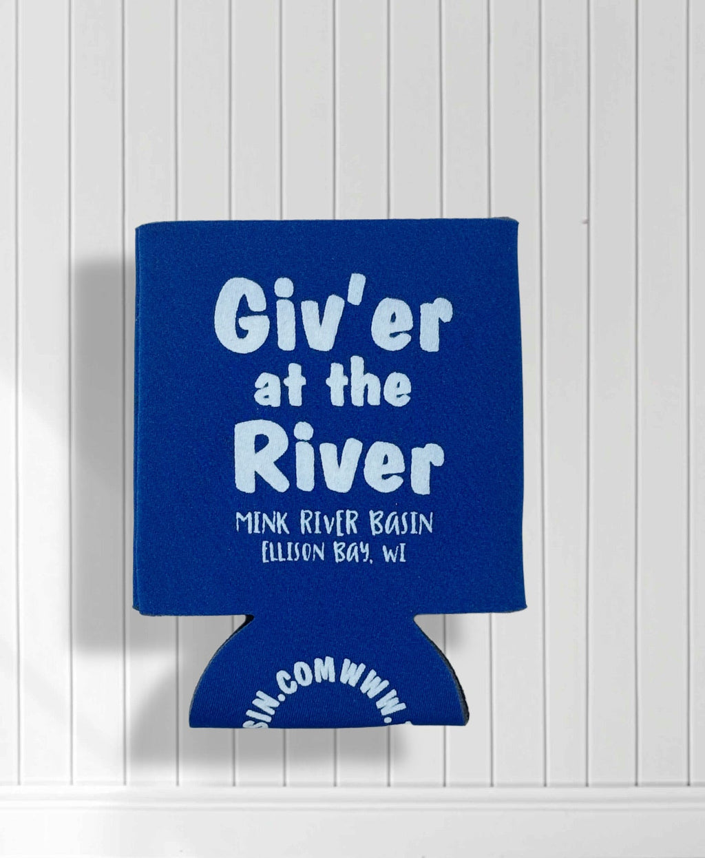 Mink River Basin Koozie - Blue