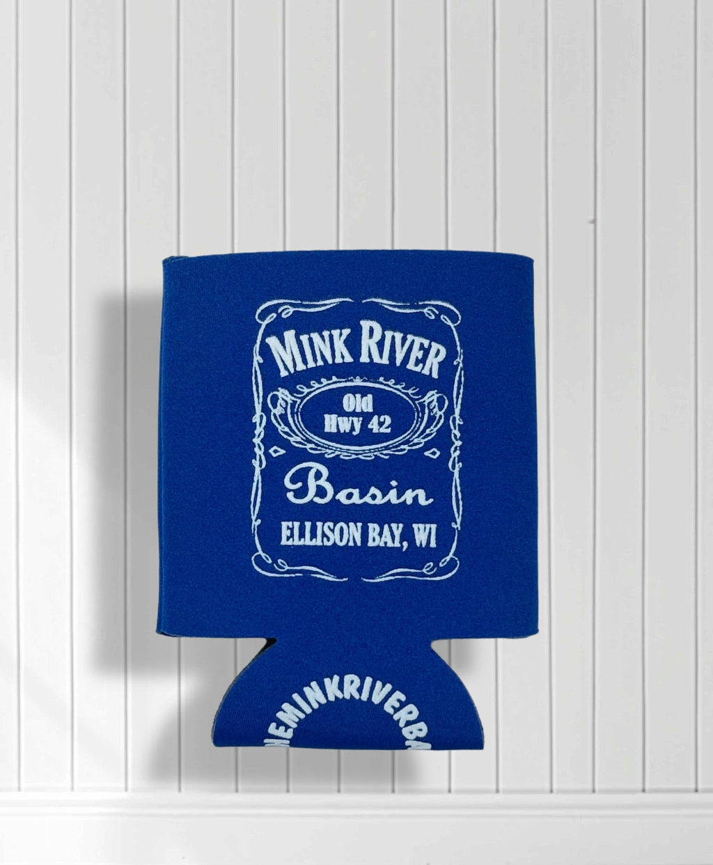 Mink River Basin Koozie - Blue