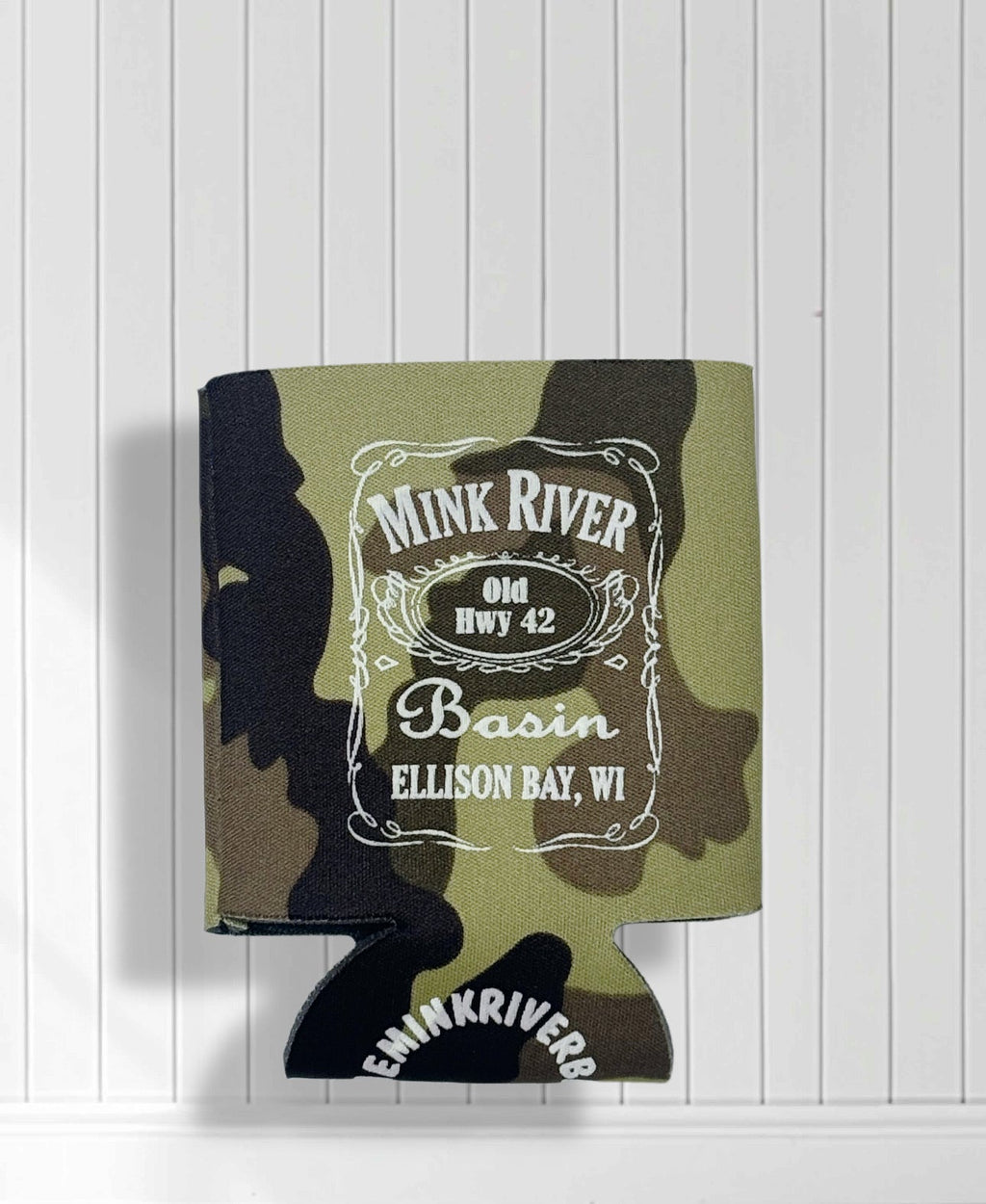 Mink River Basin Koozie - Camo