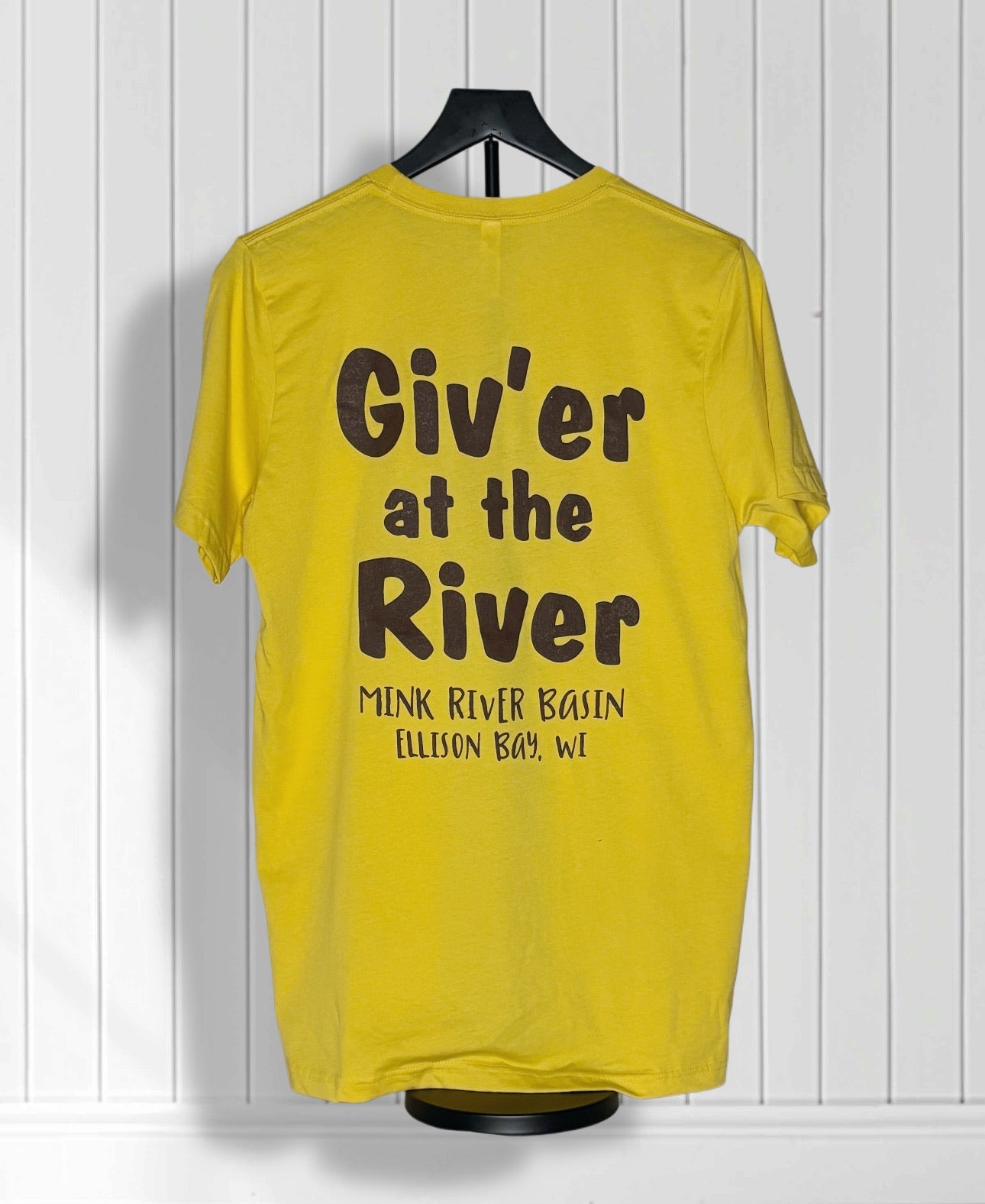 Mink River Basin T-Shirt - Yellow/Brown